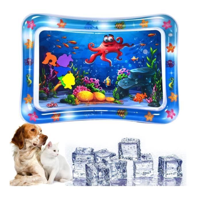 Tapis de jeu à capteur deau - Tapis de jeu avec capteur deau pour chats chiens - multicolore JOUET DE BAIN