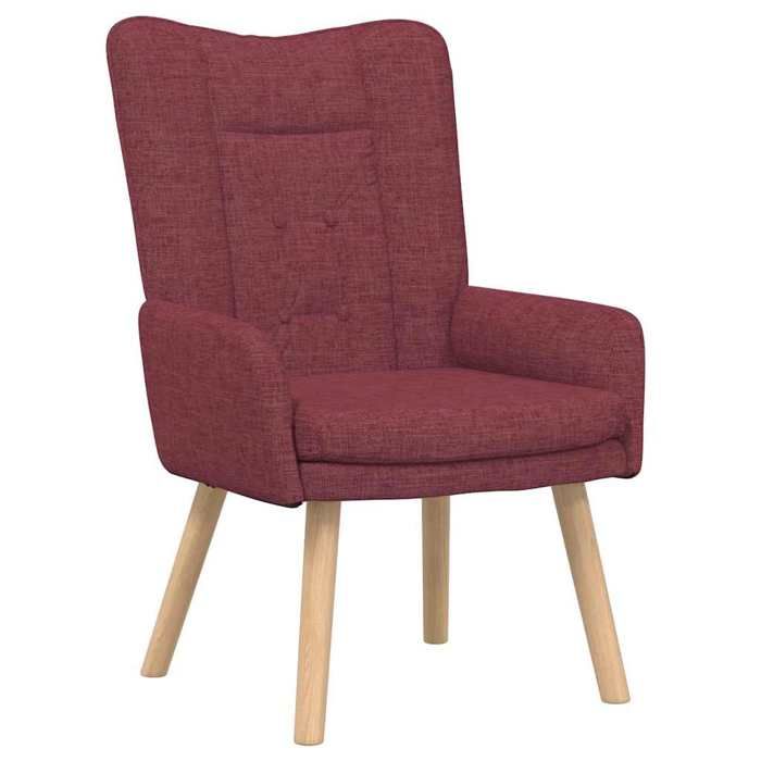 @FRENCH Fauteuil de salon - Fauteuil Relax individuel - TOP VENTES - relaxant Rouge bordeaux 63x67x94cm tissu 5047184 @FRENCH Fauteuil de salon - Fauteuil Relax individuel - TOP VENTES - relaxant Rouge bordeaux 63x67x94cm tissu 5047184