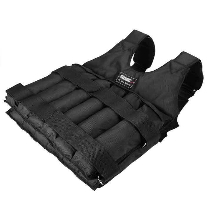 Gilet Lesté Suteng Sports Réglable - Noir - Remplissage Sable 30 Lb