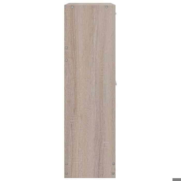 Meuble Entrée Brun - LEMON® Meuble à chaussures - Bonne ventilation - en bois avec 2 compartiments Aspect chêne 441 - Soldes