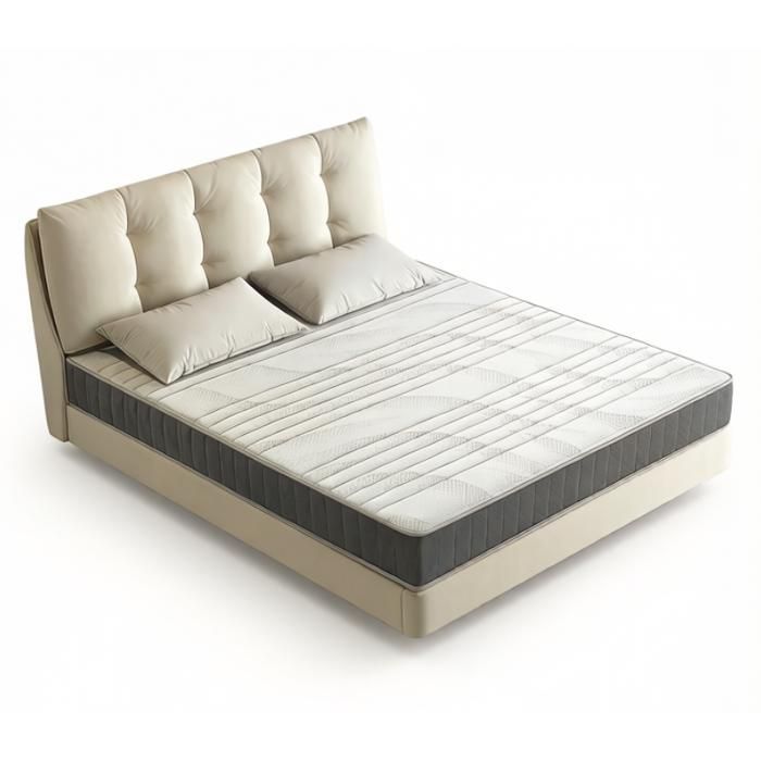 Luxe Matelas mémoire de forme 140x200 cm Memo - épaisseur 13cm- zones de confort mousse mémoire adaptative