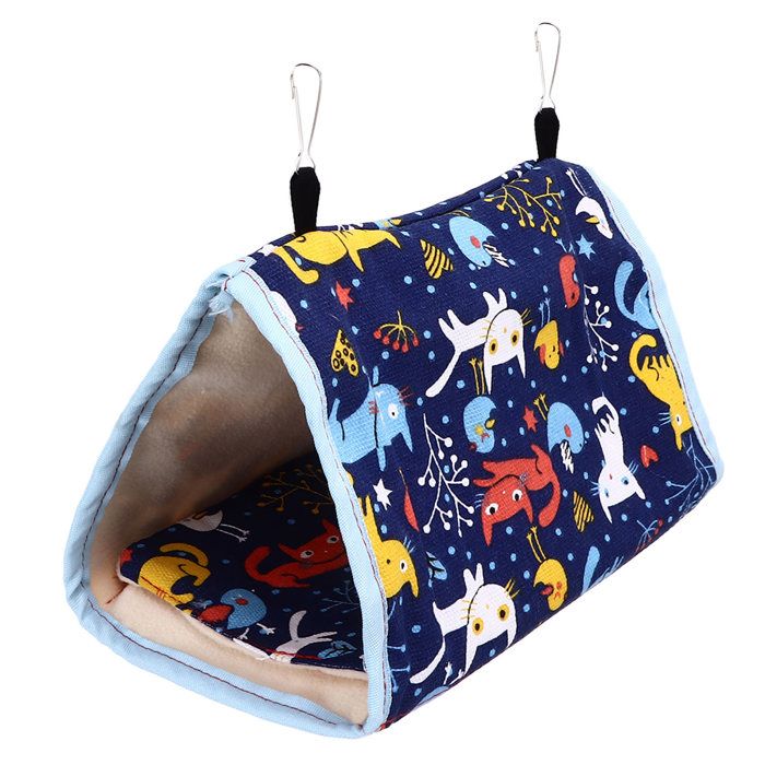 AUCUNE hamac doiseau chaud Nid doiseau Chaud en Peluche Lit Suspendu 25 X 16 X 15 Cm Cabane à Oiseaux Ouverte animalerie kit