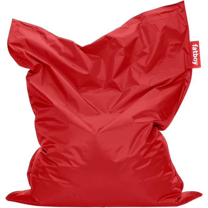 Fatboy Pouf Original XXL 180 x 140 cm Nylon Rouge Fauteuil de lecture robuste pour salon Fatboy Pouf Original XXL 180 x 140 cm Nylon Rouge Fauteuil de lecture robuste pour salon