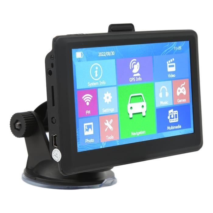 GPS Voiture: écran Tactile 7 Pouces 8G 256M Navigation Avec Guide Vocal Poi Avertissement Flash Mise A Jour De Carte Gratuite A Vie Pour 52 Pays Fiche Technique Et Prix Au Maroc