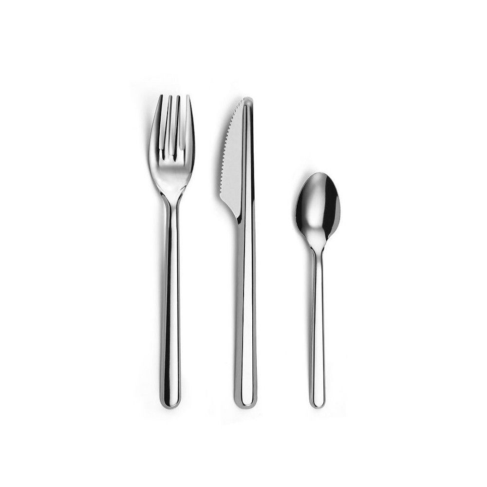 Leaves - 18 sets 3 couverts nomades sur cravate Leaves - 18 sets 3 couverts nomades sur cravate