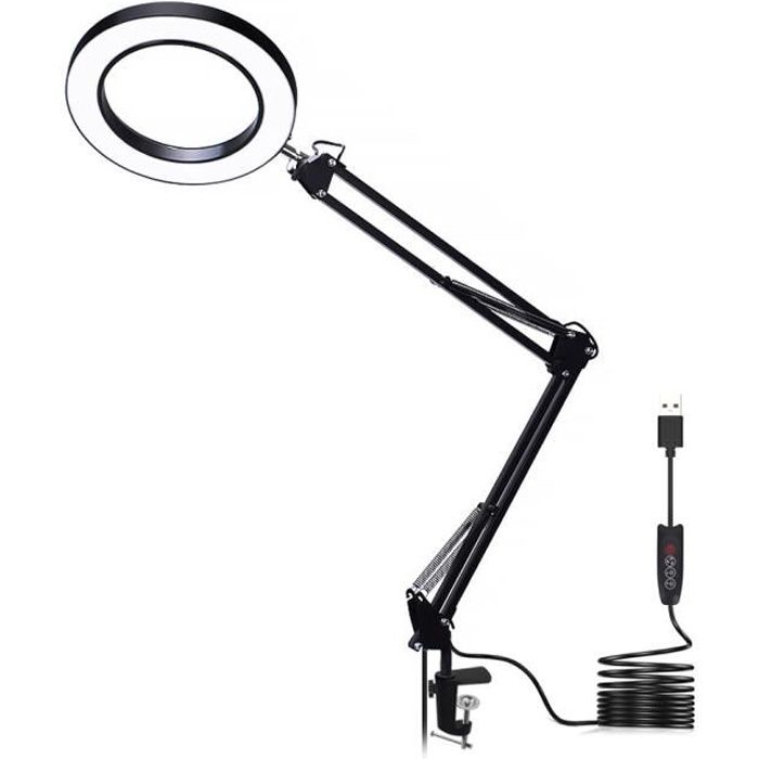 8X Lampe Loupe Hauteur Librement Réglable Sur Pied Esthetique Frontale Lampe Loupe Sur Pied Pour Broderie Medical Lumière Froide LED Pour Laboratoires Et Esthéticiens Lampadaire Shadowless,24W 8X Lampe Loupe Hauteur Librement Réglable Sur Pied Esthetique Frontale Lampe Loupe Sur Pied Pour Broderie Medical Lumière Froide LED Pour Laboratoires Et Esthéticiens Lampadaire Shadowless,24W