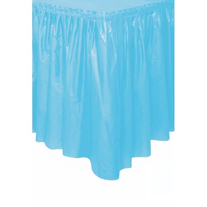 jupe de table plastique