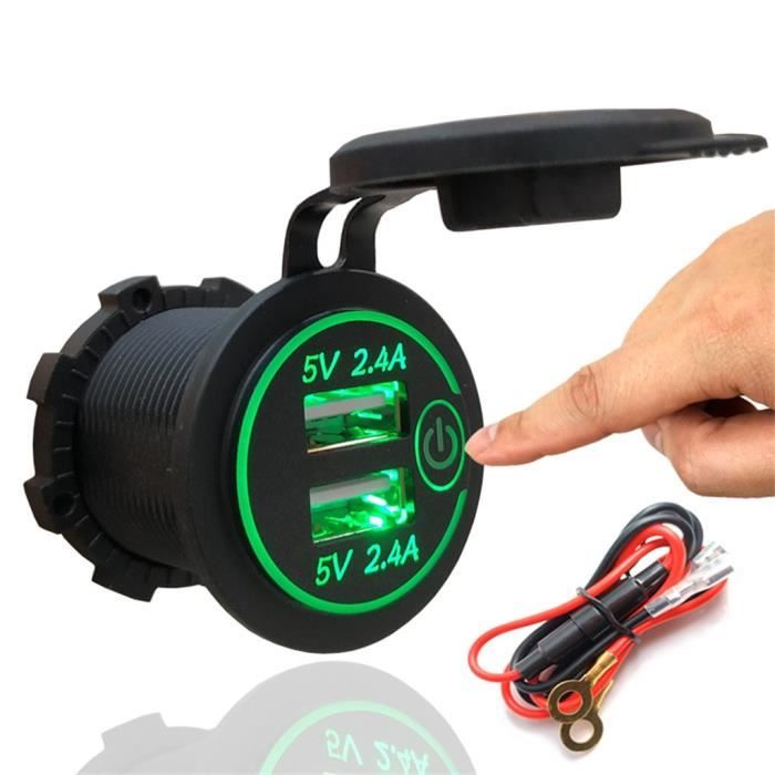 Prise usb moto avec interrupteur Clearance