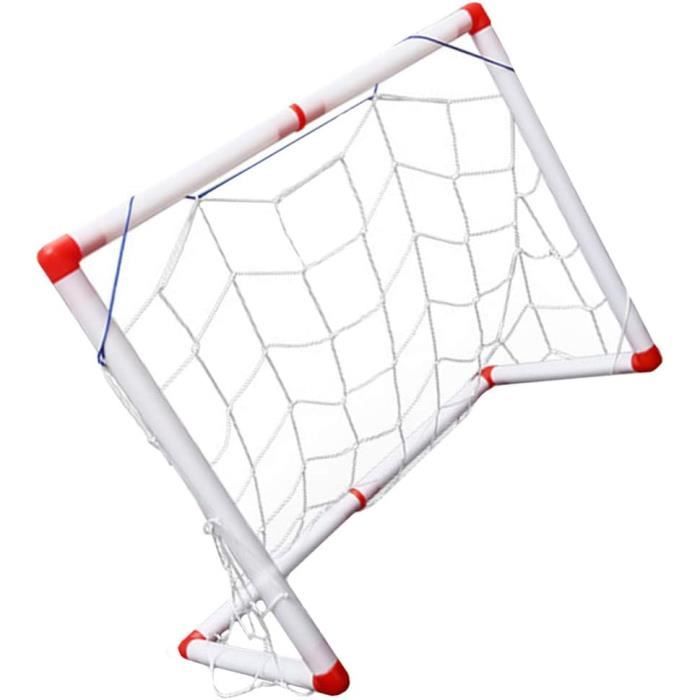 Mini but de football portable pour enfant - Mini cage de football pliable - Filet de football - Jouet d'entraînement 56 cm