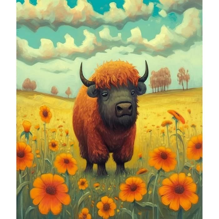 WOWDECOR Peinture Numéro Adulte Enfant, Chouette Mère Et