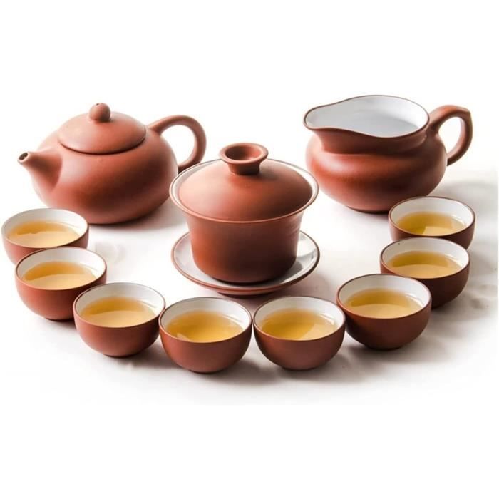 Théière Faite Main Théière Chinoise Yixing Zisha Citrouille 175 Ml – Argile Violette Fait Main – Kung Fu Tea – Avec Boîte Cadeau