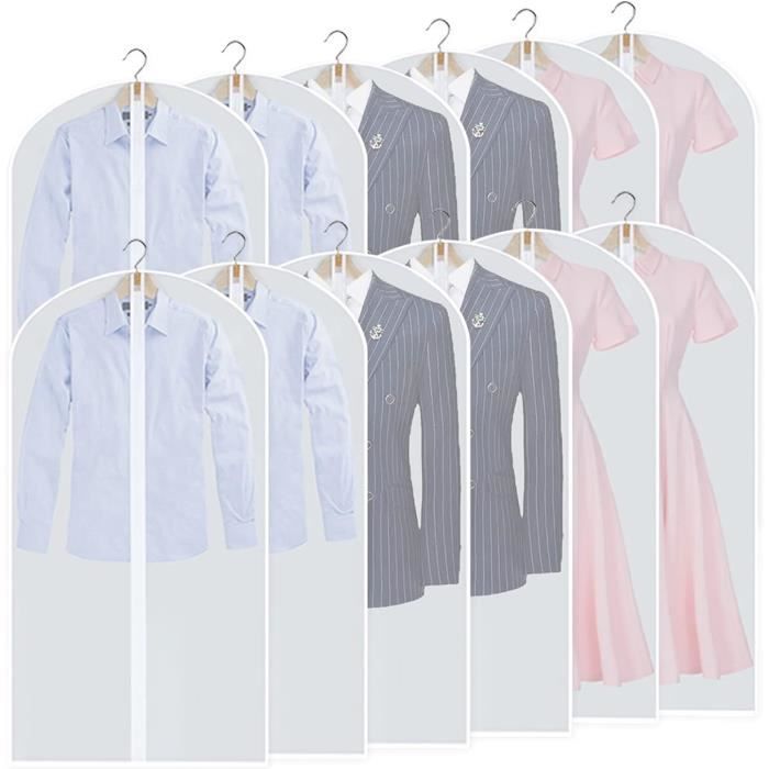 Set De 2 Housses à Vêtements Anti-poussière