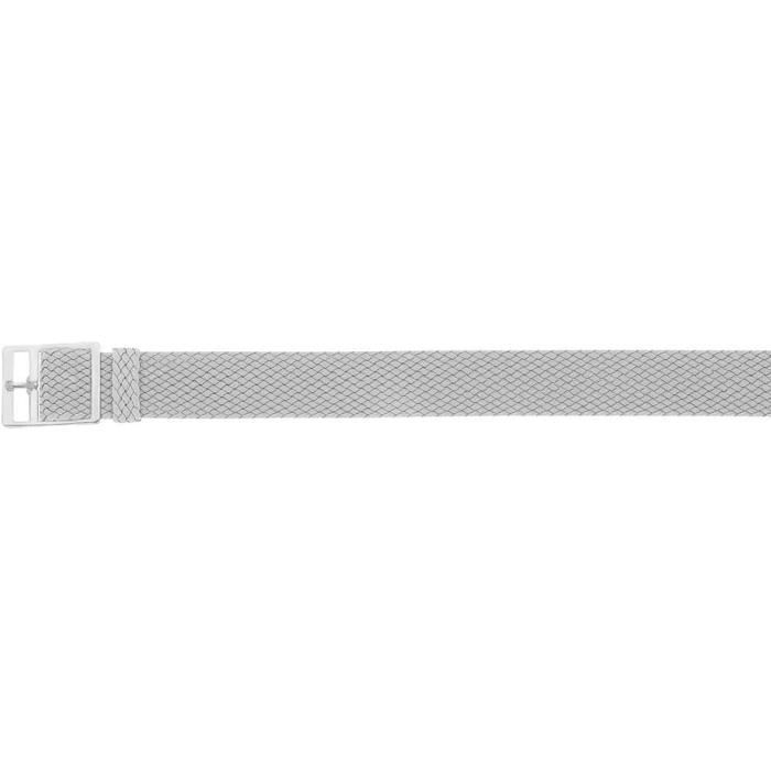 Bracelet Montre 20mm Perlon Noir En Nylon Tressé - Fabrication Artisanale, Neuf
