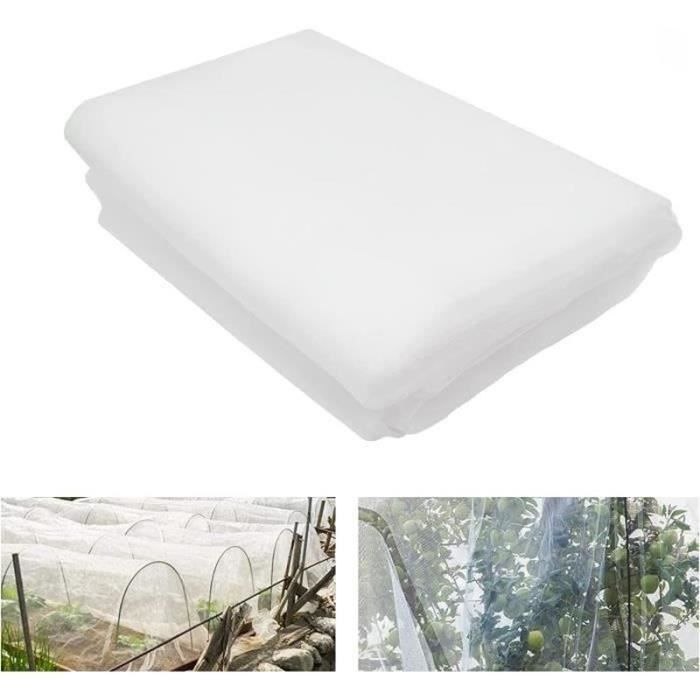Filet anti-insectes pour serre jardin potager - 3 x 6