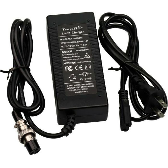 Chargeur Vélo électrique PowerSmart 42V 2A Pour Puch C 2.0, 2.3, 2.5, 2.6, E-Rock - Neuf