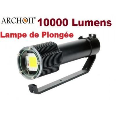 Lampe Plongée Genwiss 25000 Lumens Torche Vidéo étanche 100m Lampe