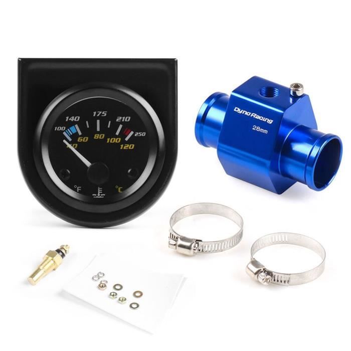 Yosoo Jauge Température Eau Numérique LED 52mm Universelle - Pour Voiture Ou Camion - Installation Facile