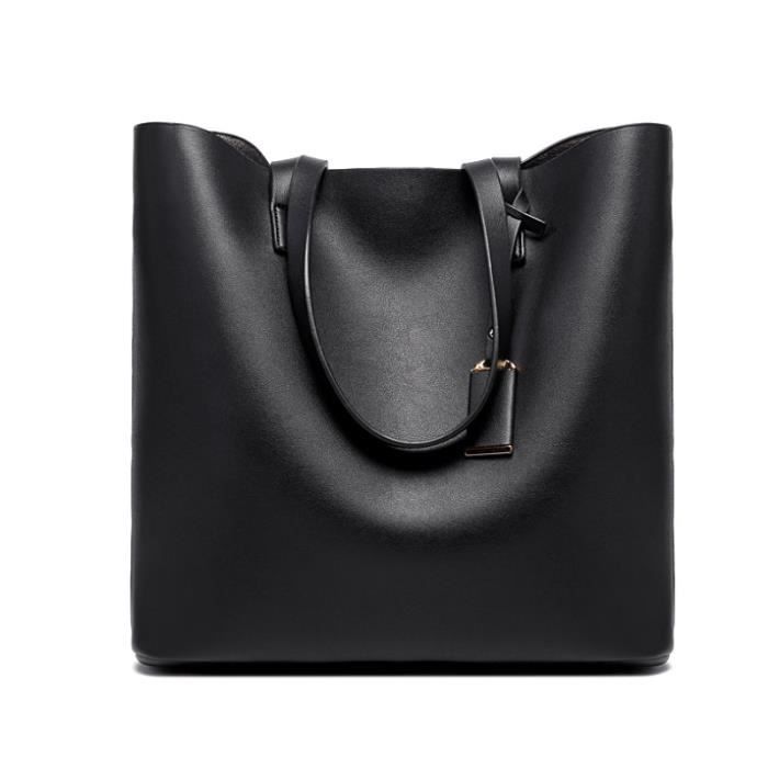 Sac à Main Shopping Femme Grand Format Sac Cours Lycée Fille Cabas FourreTout Porté Epaule Sac à Main Shopping Femme Grand Format Sac Cours Lycée Fille Cabas FourreTout Porté Epaule