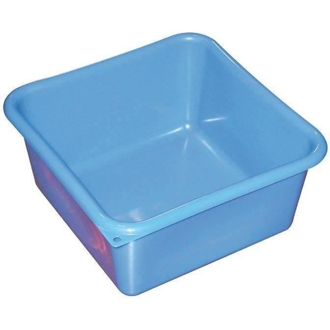 Cuvette carrée - 38 cm - 15 L - bleu