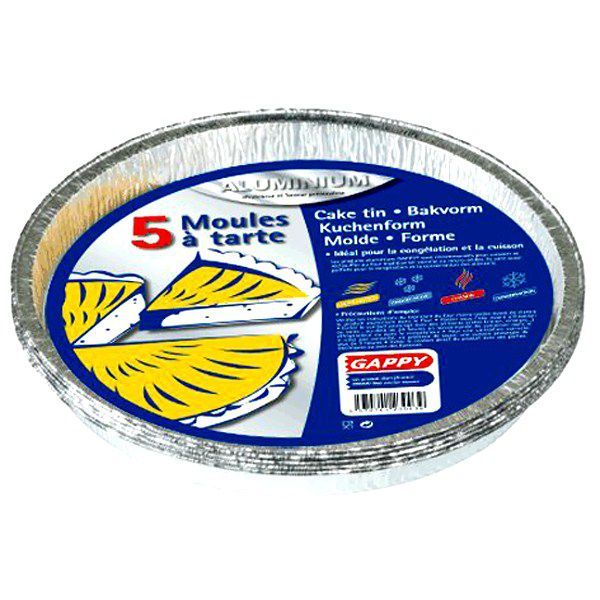 Lot De 2 Moules à Tarte Ronds - 28 Cm, Aluminium Anti-adhésif