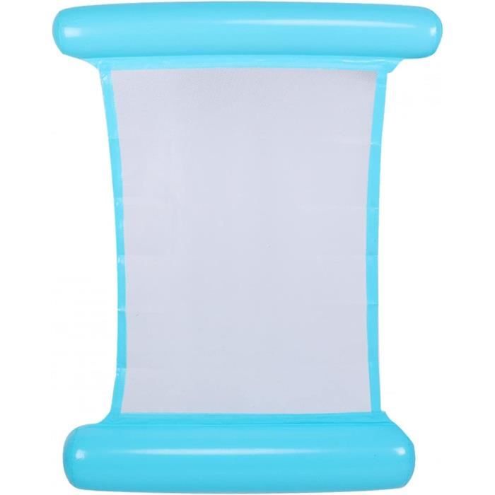Hamac Gonflable De Piscine – Matelas Flottant Avec Oreiller – Charge 100 Kg – Bleu