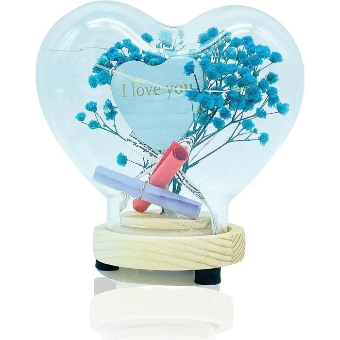 Veilleuse Dôme Muguet - à Piles, Bois, Lumière Chaleureuse - Pour Chambre, Moderne