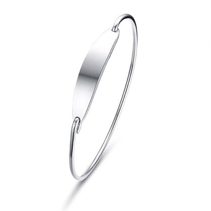 Classique Cinq couleurs Cuff Bracelet en acier inoxydable bracelet fashion femmes Bijoux