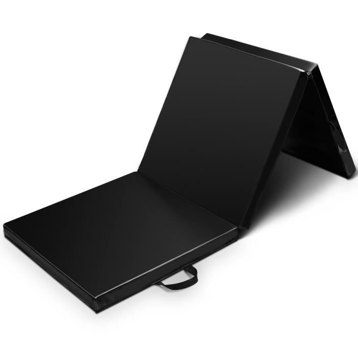 Tapis De Sol, Tapis De Gymnastique Pliable à 4 Plis Avec Poignées Tapis