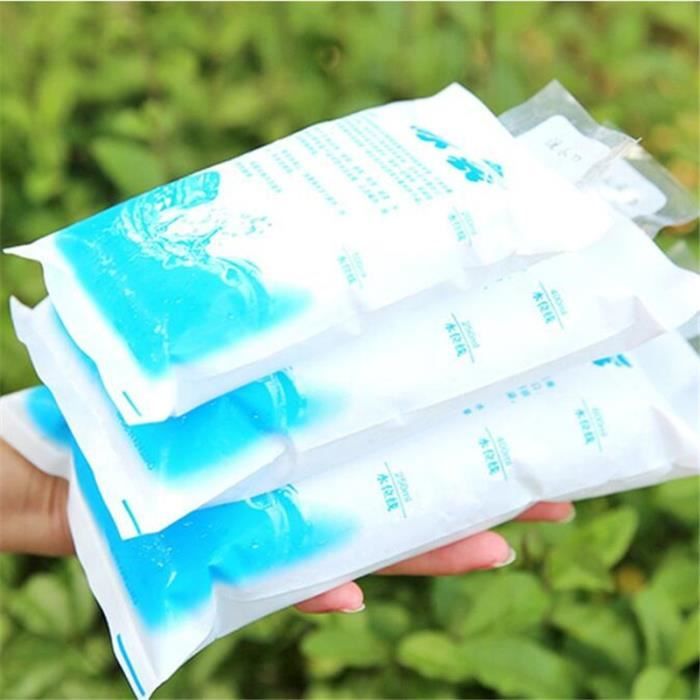Blocs Réfrigérants ToCi 200ml - Lot De 12 Pour Glacière Ou Sac Isotherme - Réutilisables Et Alimentaires