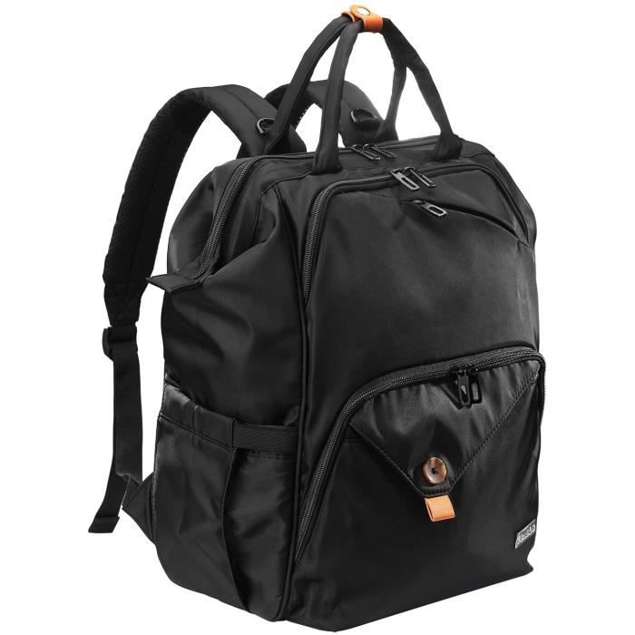 Sac à Dos à Langer Résistant à l'eau Sac pour Poussette avec Matelas à Langer Sac Polyvalent pour Bébé Sevego Sac à dos à couches Sac de Maternité élégant pour Maman et Papa 