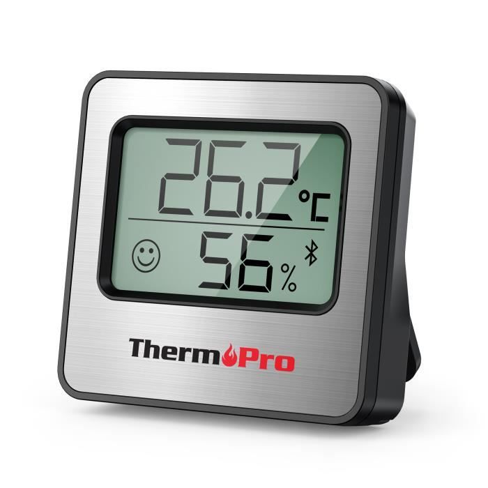 ThermoPro – Station météo d'intérieur et d'extérieur sans fil, TP63C, 60M,  hygromètre, thermomètre numérique avec rétro-éclairage - AliExpress