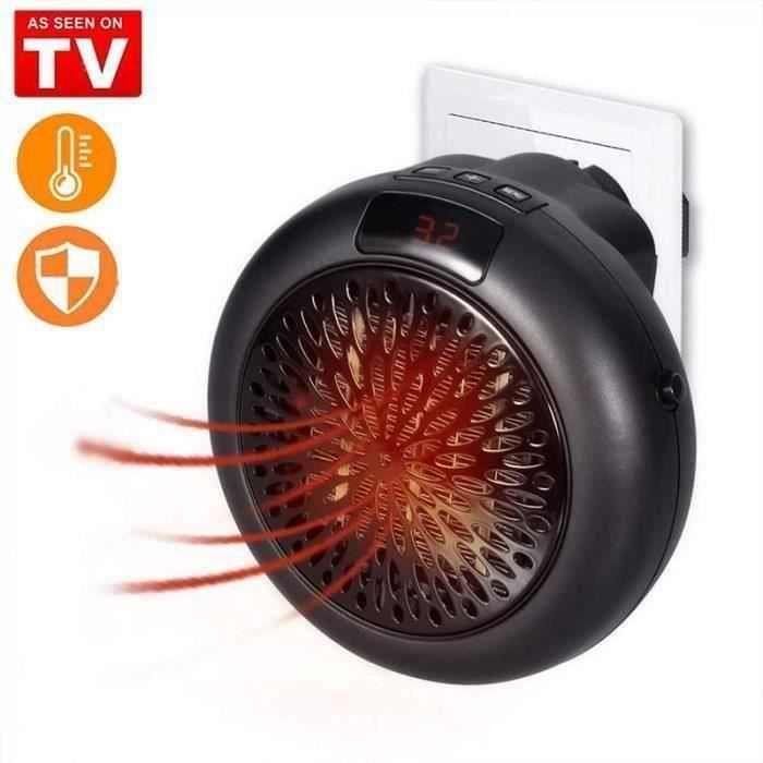 Petit Radiateur Soufflant Portable - Chauffage D'Appoint Rapide, 400W, Pour Salle De Bain, Bureau, Sécurité Surchauffe
