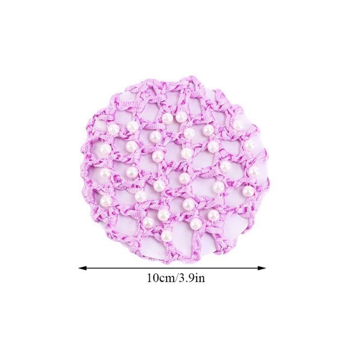 Filet à Cheveux Snood Pin-up Rétro - Rose Fuchsia, Style Vintage Années 40/50, Au Crochet