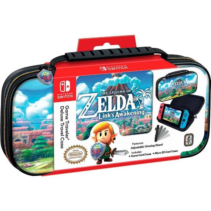 Pochette de transport Nintendo™ Zelda Protection Support inclinable Rangement jeux et cartes
