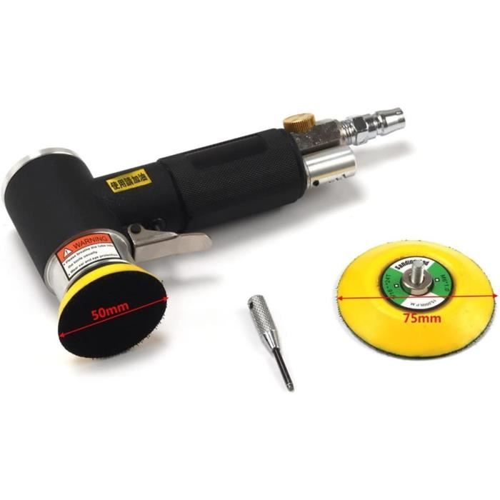 Kit 21 Pièces Pour Ponceuse Orbitale Aléatoire à Air - Mini Polisseuse Voiture, Tampons, Neuf