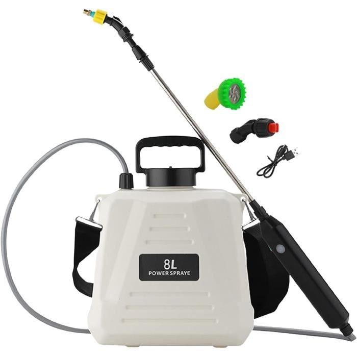 Goutime Pulvérisateur à pompe pour nettoyage de terrasse, pulvérisateur
