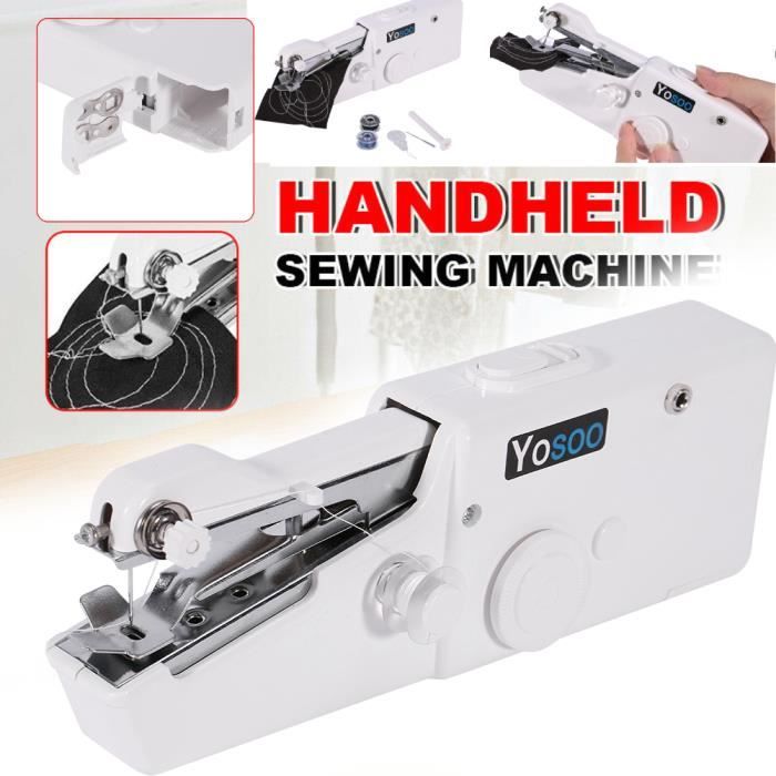 Mini Machine à Coudre Portable – Pour Réparations Rapides De Vêtements, Boutons, Ourlets, Facile à Utiliser