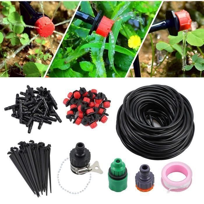KIT D'IRRIGATION GOUTTE À GOUTTE SYSTÈME AUTOMATIQUE 20M | Rakuten