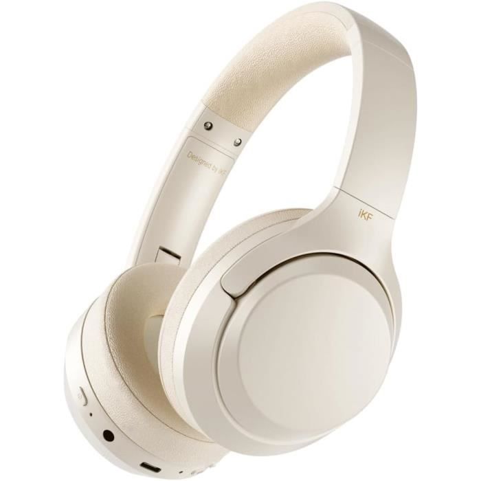 Ecouteurs Bluetooth Sans Fil, Mini Écouteurs De Sommeil Avec Écran Tactile, HiFi Stéréo Casque Bluetooth 5.4 Appels Clairs, IP7 Étanche Écouteurs Intra-Auriculaires Pour Dormir Sur Le Côté, Or Rose