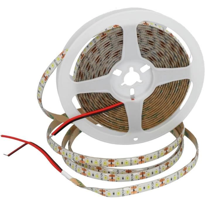 Metre Ruban 5m V-TAC Ruban LED 5 ètres 8W SD 3528 - Bande à LED Luineuse 4000K Guirlande Led