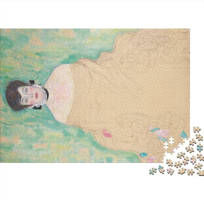 RUIYANMQ 1000 Teile Holz Puzzle – Gustav.K Wandkunst, 75 X 50 Cm, Inkl. Poster, Für Erwachsene
