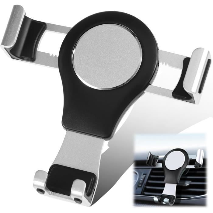 Support Téléphone Voiture Pour Grille D'aération | Rotation 360° | Design Fibre Carbone | Universel IPhone Android - 3