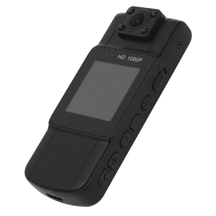 Mini Caméra Corporelle HD 1080P – Détection Mouvement, Vision Nocturne, Batterie 1000 MAh