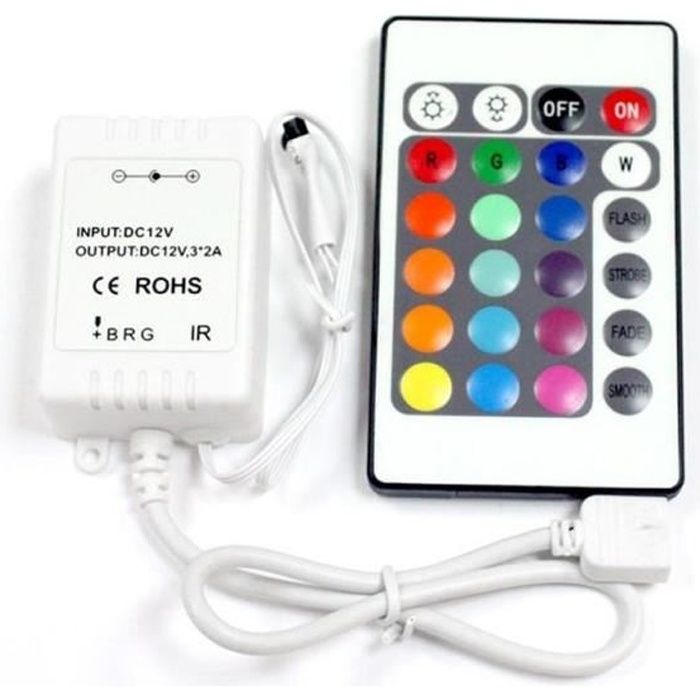 Contrôleur Pour Ruban LED Une Couleur - Compatible 3528 Et 5050 - Neuf Dans Son Emballage D'origine