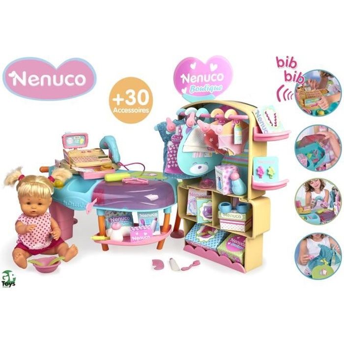 Nenuco Boutique Muneca Bebe Con Tienda De Ropa De Juguete Famosa Cdiscount Jeux Jouets