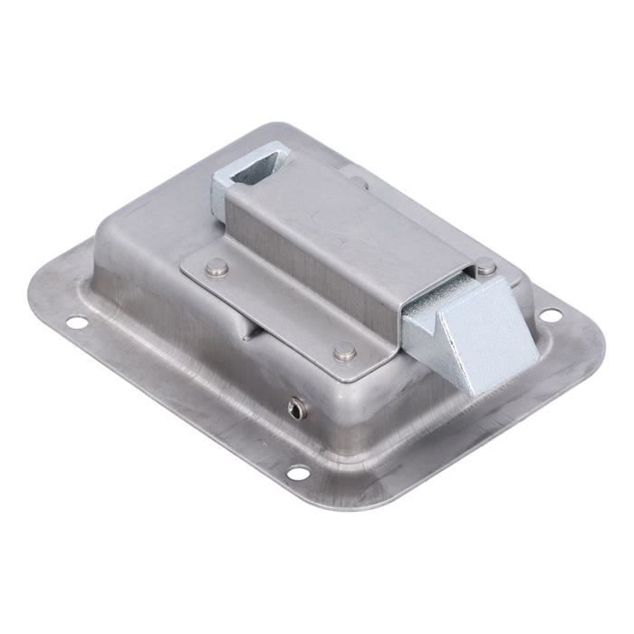 Qiilu Verrou De Loquet De Boîte à Outils Noir Serrure à Bagages D