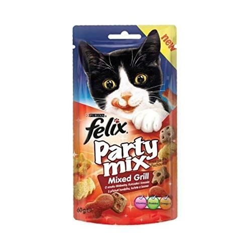 Meilleurs prix pour Croquettes pour chats Felix Party Mix Mixed Grill - 60g - Felix - Croquette - Chat