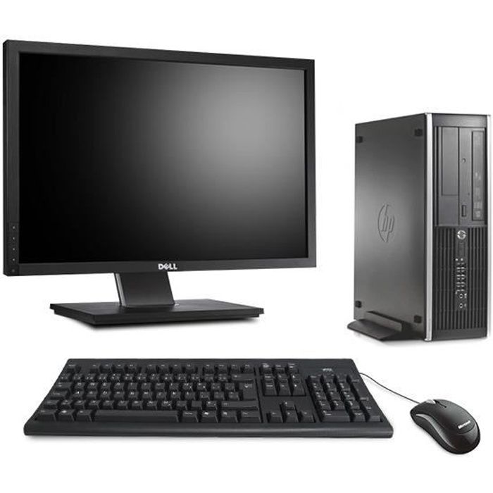 Pc de bureau HP 6200 - i3 - 4 Go - 500Go HDD - W10 + Ecran 20''