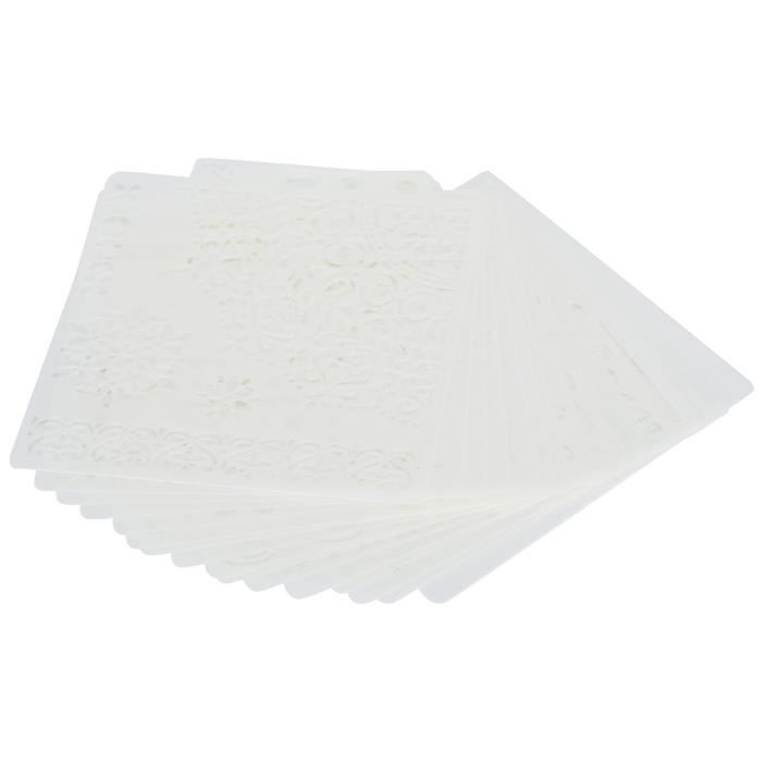 Lot De 16 Pochoirs Mandala 15x15 Cm – Pour Peinture, Décoration Murale, Loisirs Créatifs Et Bricolage