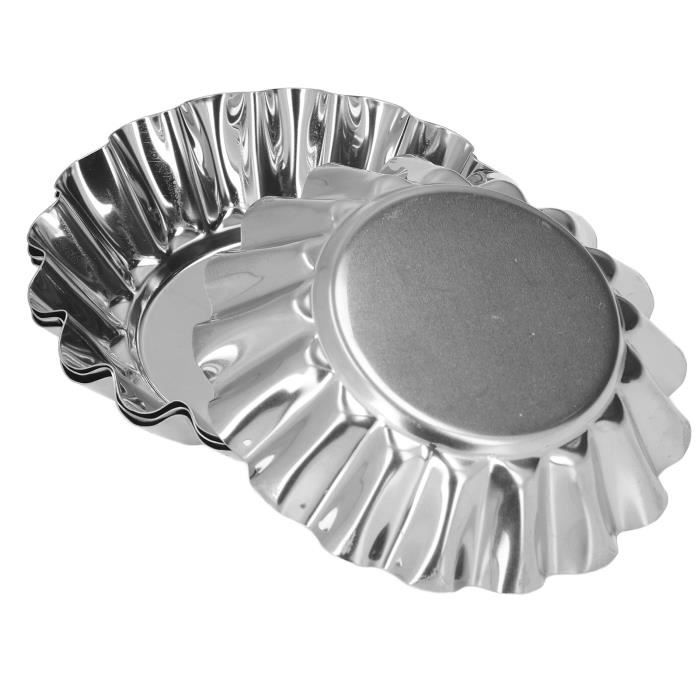 12 Pièces Moules à Tartelettes Antiadhésifs - Moule à Tarte Aux Œufs Réutilisable Pour Quiches, Cupcakes, Muffins Et Gâteaux
